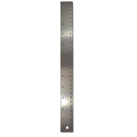 THE PENCIL GRIP Stainless Steel Ruler, 12 inch, PK12 152